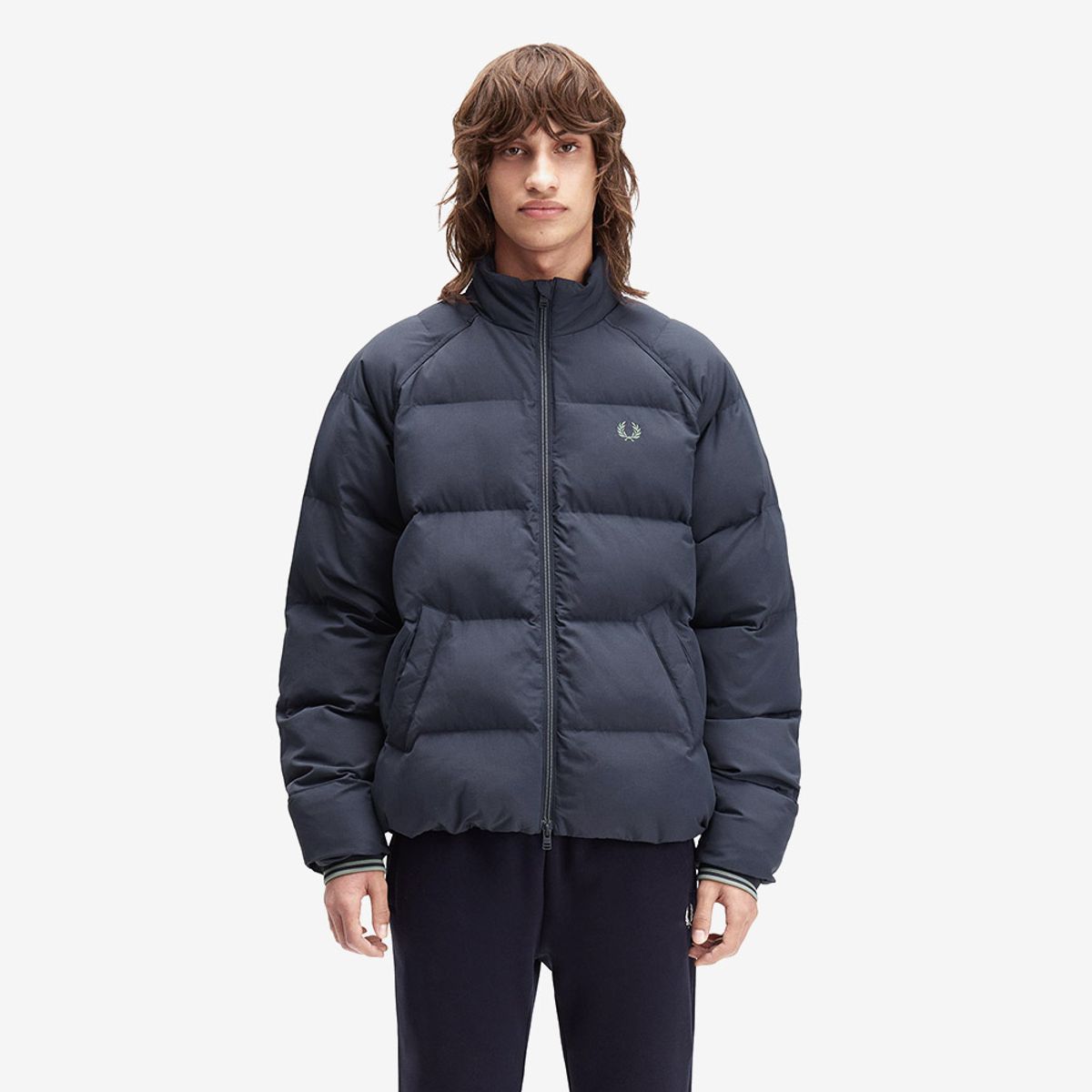 프레드페리(FRED PERRY) [Sport] 래글런 슬리브 패디드 재킷 - 다크 에이포스 AFPM253J309-738