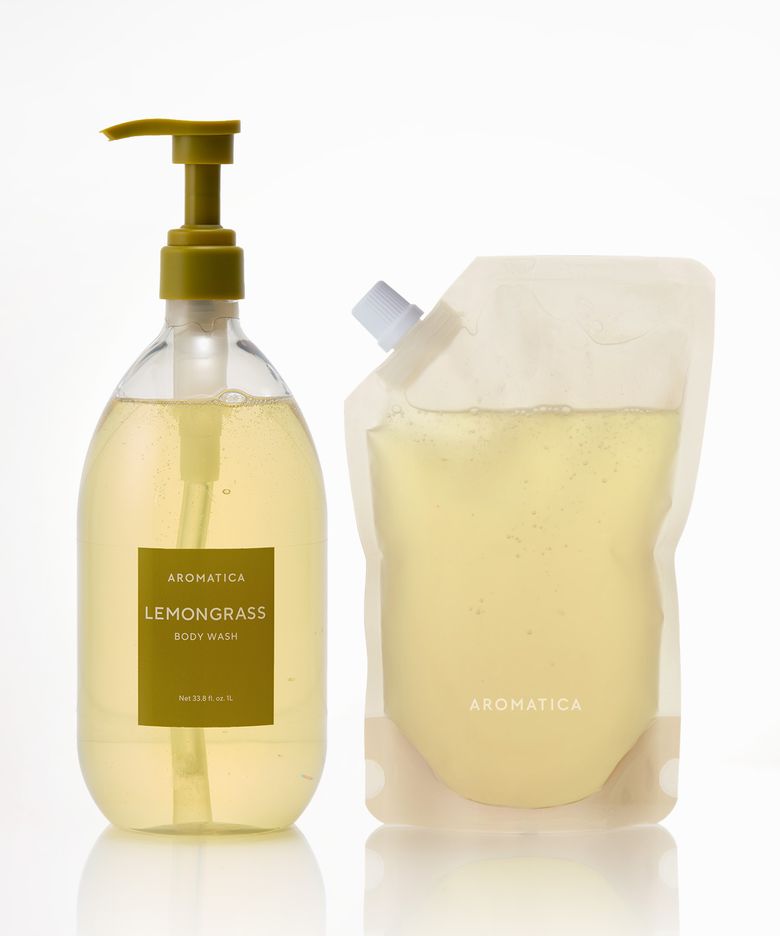 [대용량] 레몬그라스 바디워시 본품&리필 세트 (1L+500ML)