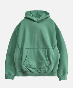 Simple Garment Dye Hoodie_Green