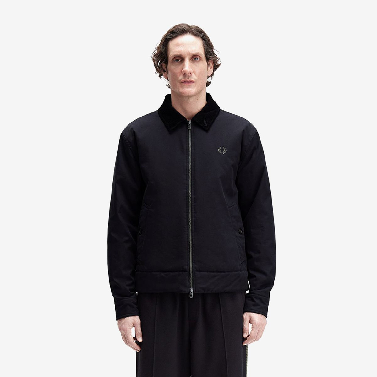 프레드페리(FRED PERRY) [Sharp] 투웨이 카반 재킷 - 블랙 AFPM2538535-184