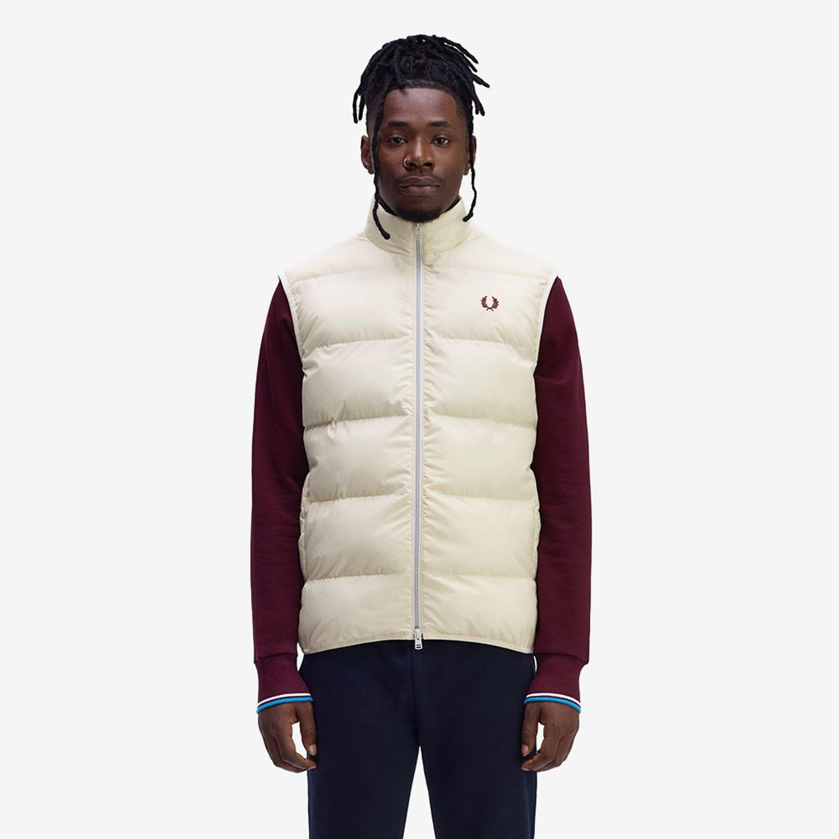 프레드페리(FRED PERRY) [Sport] 인슐레이트 베스트 - 에크루 AFPM2538522-560