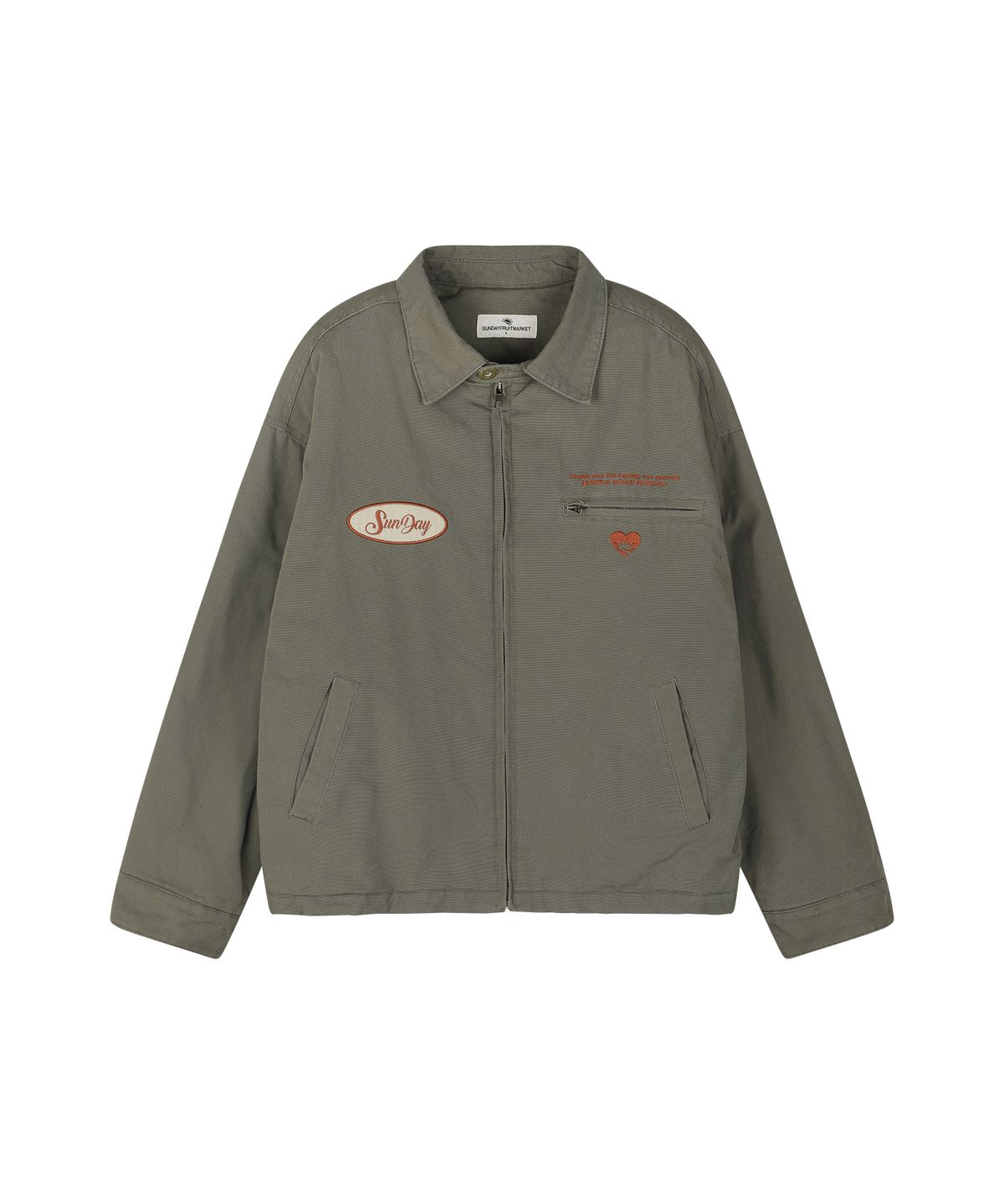 선데이후르츠마켓(SUNDAY FRUIT MARKET) MARKET VINTAGE WORK JACKET KHAKI