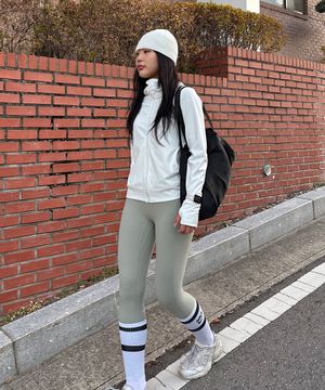 우먼 러닝 기모 포켓레깅스 RZLG7201