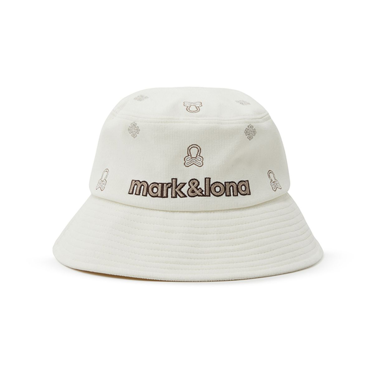 마크앤로나(MARK&LONA) U GN LOGO PATTERN CORDUROY BUCKET HAT LR3YJ82U