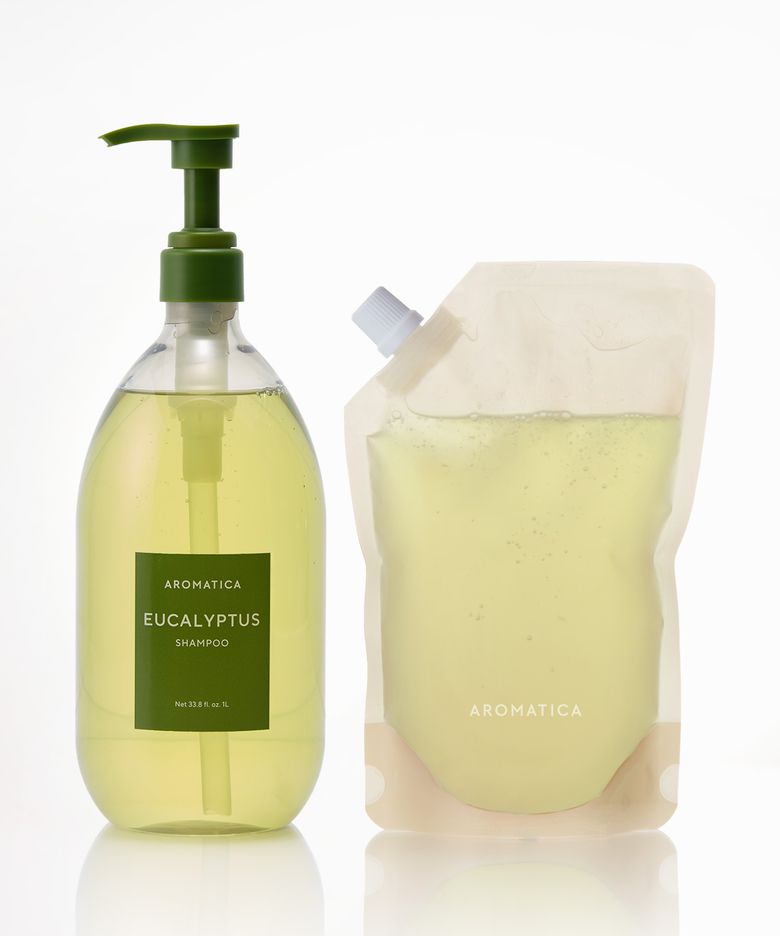 [SET/대용량/탈모샴푸] 유칼립투스 샴푸 본품&리필 세트 (1L+500ML)
