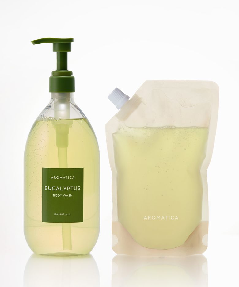 [SET/대용량] 유칼립투스 바디워시 본품&리필 세트 (1L+500ML)