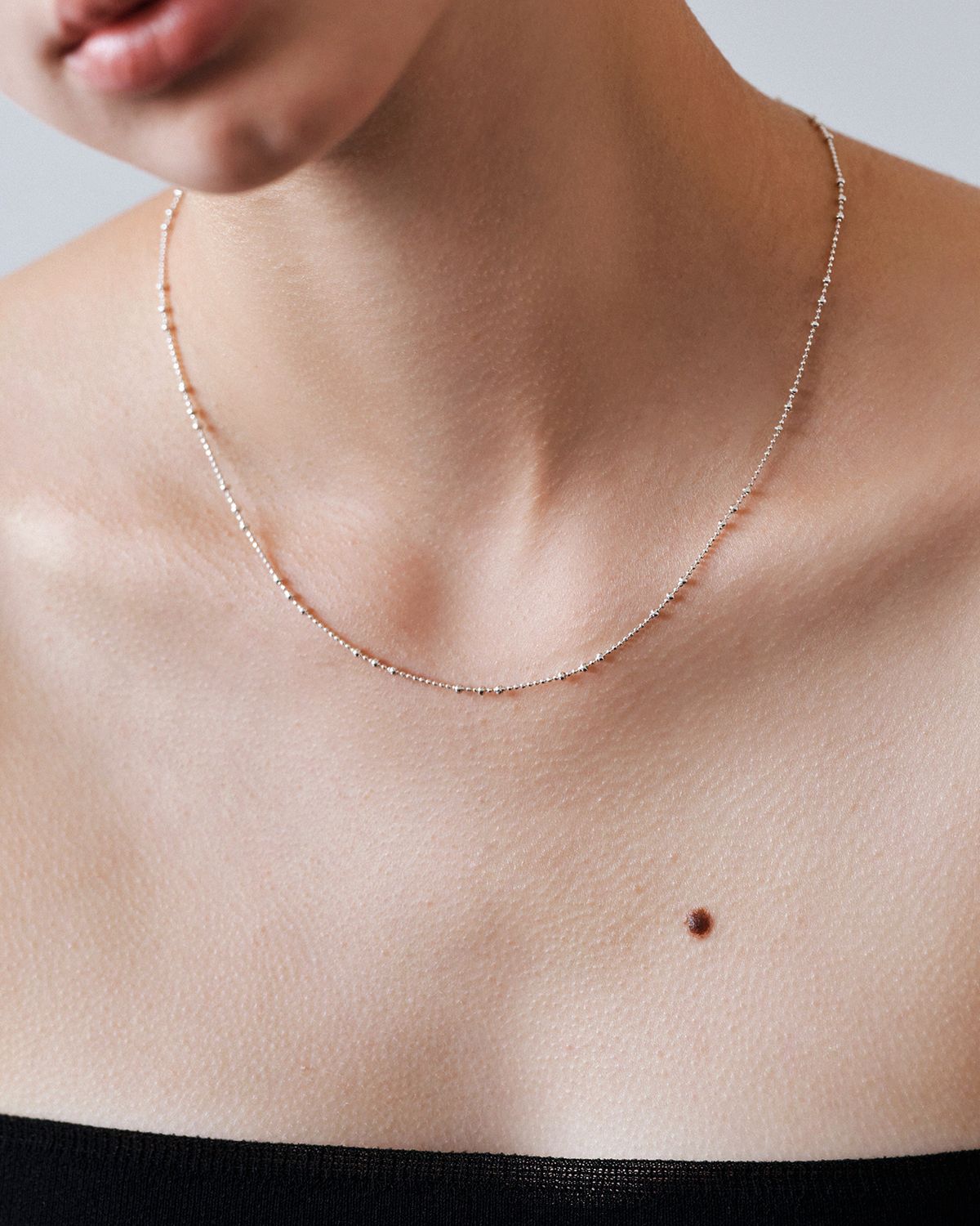 어나더레이어(ANOTHERLAYER) Petit Trio Necklace - Silver (silver925)