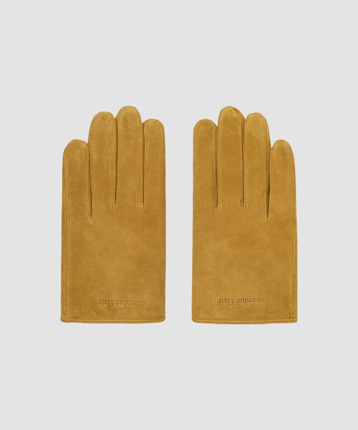 오버듀플레어(OVERDUEFLAIR) OVERDUE LAMBSKIN SUEDE GLOVES_CAMEL