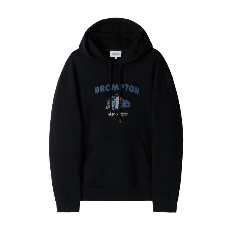 BMW MINI X BROMPTON HOODIE - BLACK (P253UHD510)