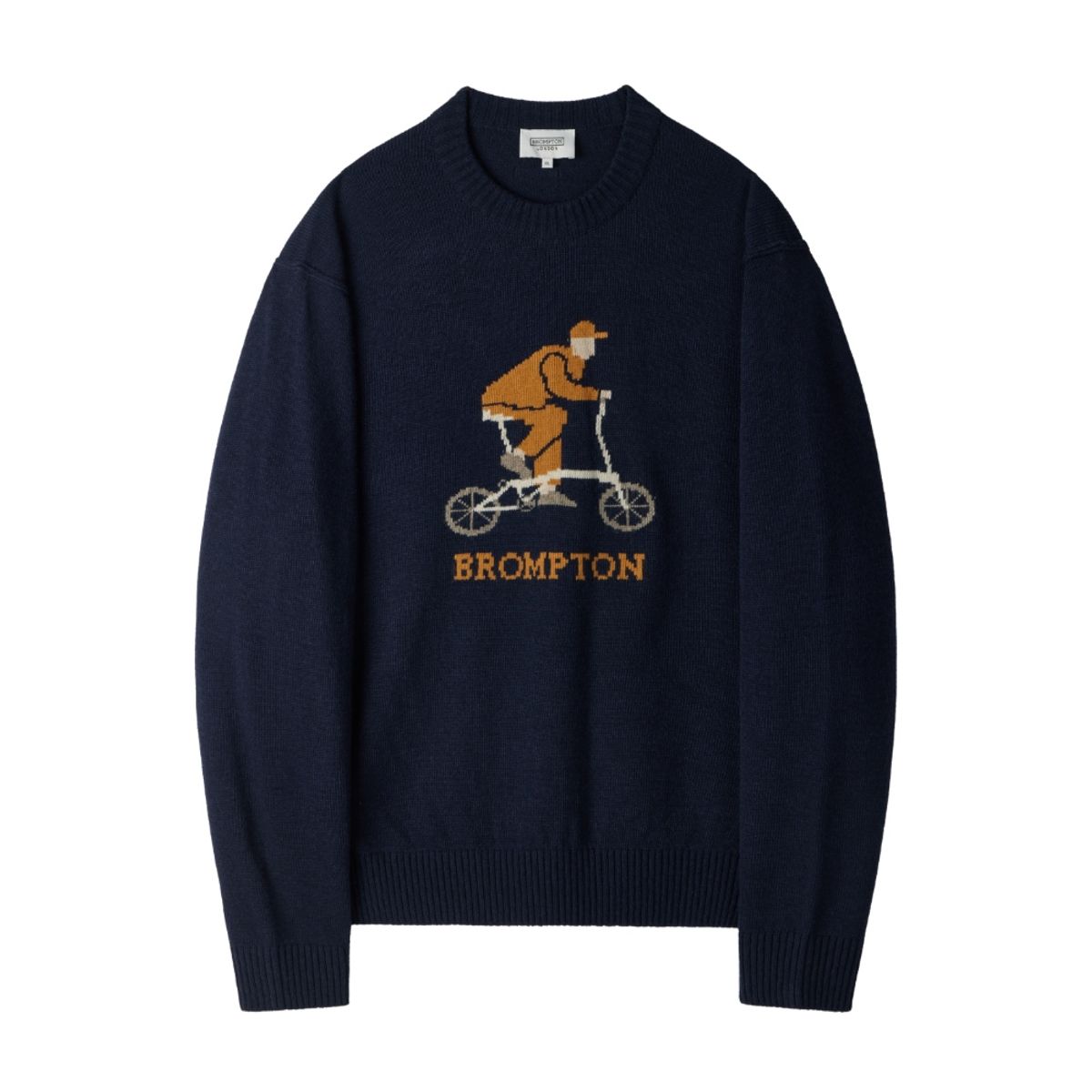 브롬톤 런던(BROMPTON LONDON) BROMPTON INTARSIA SWEATER - NAVY (P254MKT430)