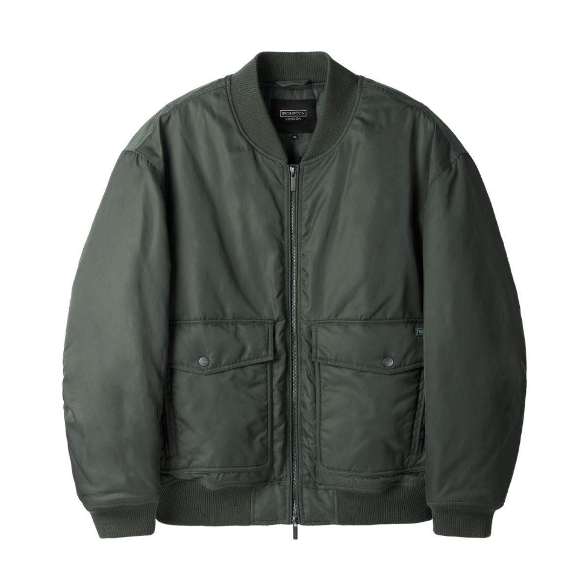 브롬톤 런던(BROMPTON LONDON) BOMBER PADDED JUMPER - KHAKI (P254MPD134)