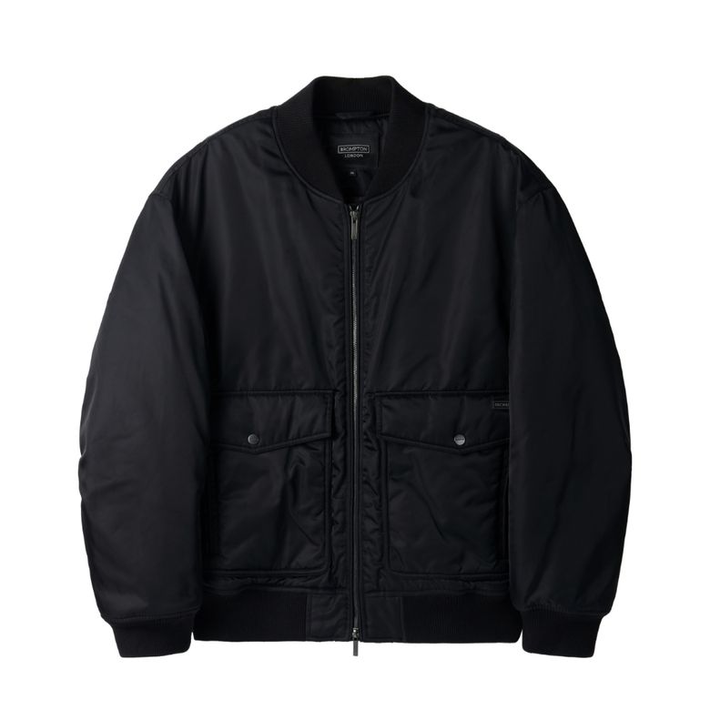 BOMBER PADDED JUMPER - BLACK (P254MPD134)