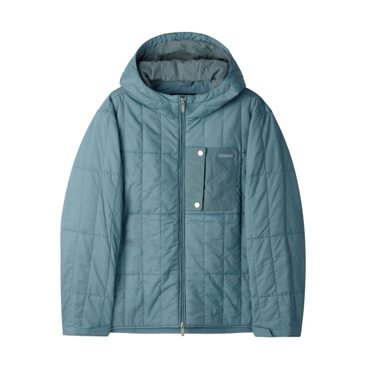 브롬톤 런던(BROMPTON LONDON) SQUARE-QUILTED PADDED JUMPER - L/BLUE (P254UPD130)