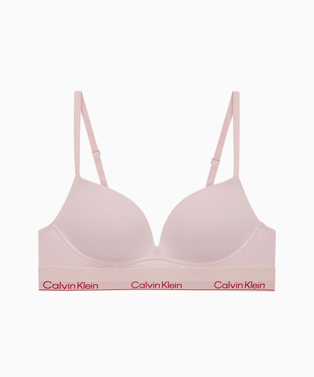 캘빈클라인 언더웨어(CALVIN KLEIN UNDERWEAR) 여성 아이콘 코튼 모달 AF 푸쉬업 브라_QF8502ADTFF