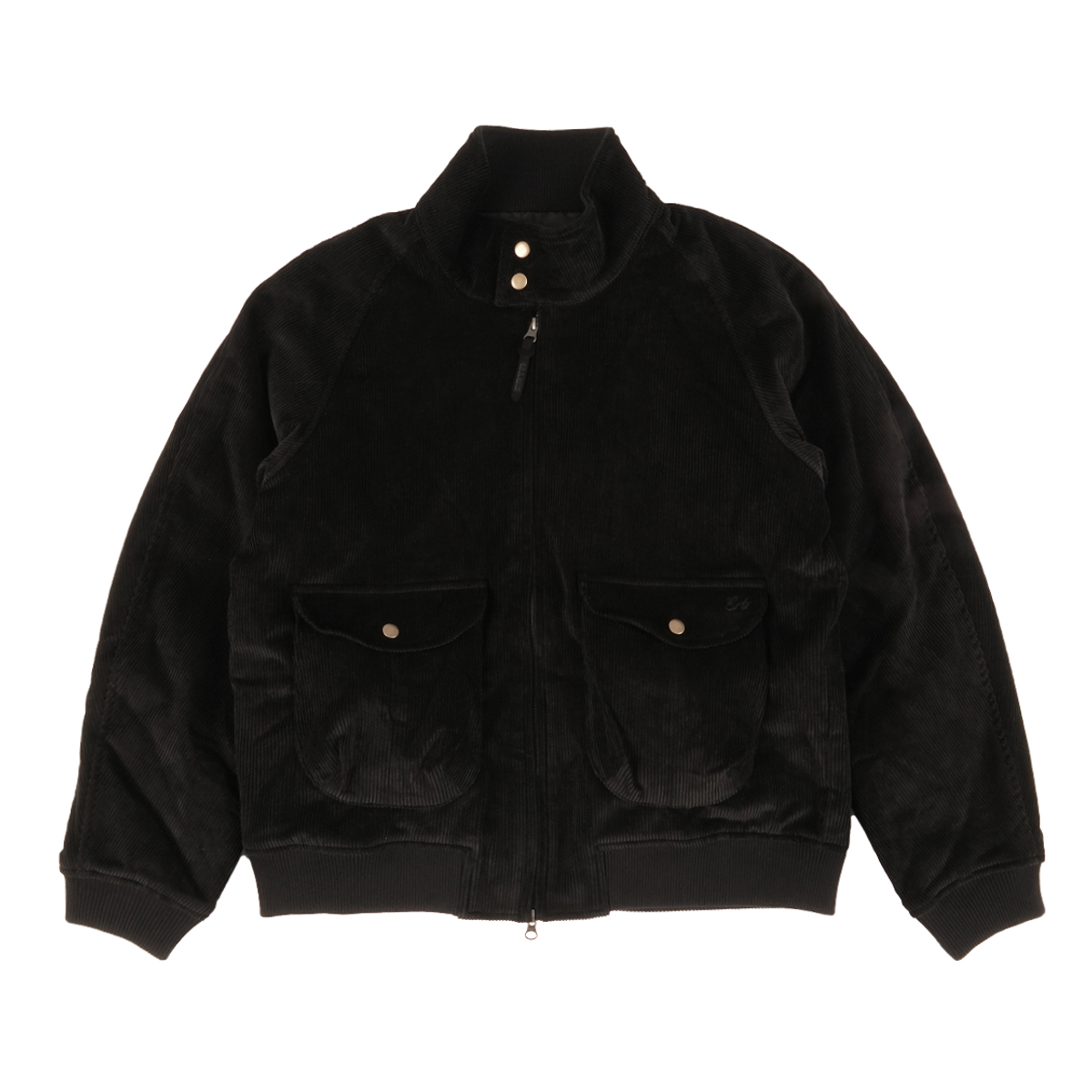 이알티알(ERTR) Frontier Corduroy Harrington Jacket Black