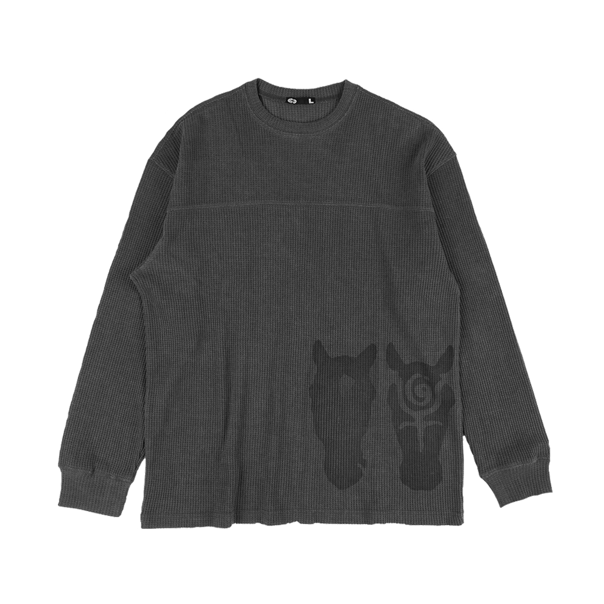 이알티알(ERTR) Horsehead Waffle LS T-Shirt Grey