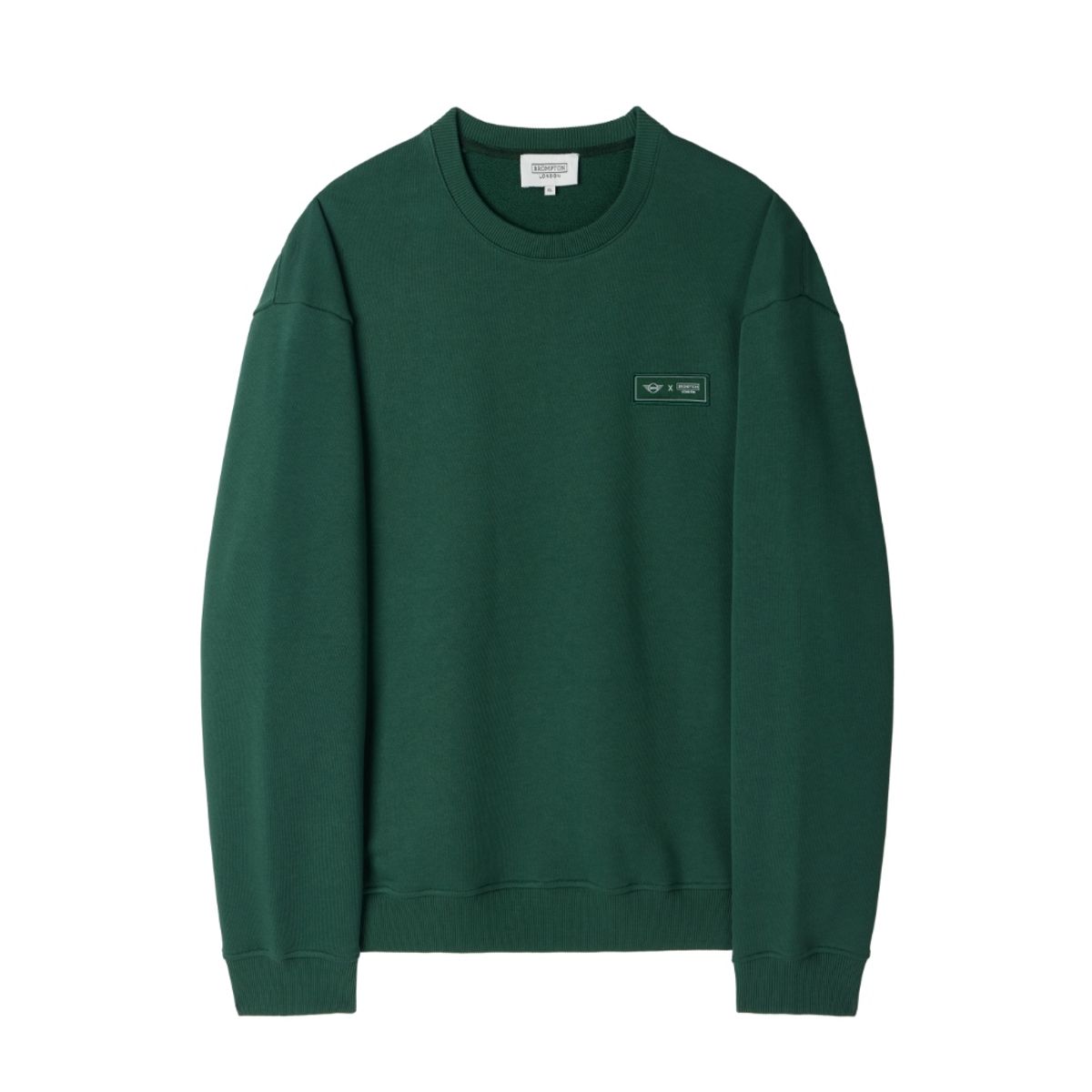 브롬톤 런던(BROMPTON LONDON) BMW MINI X BROMPTON SWEATSHIRT - RACING GREEN (P253USW510)