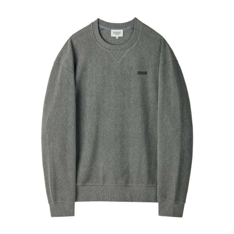 HERRINGBONE SWEATSHIRT - M/GREY (P254USW480)