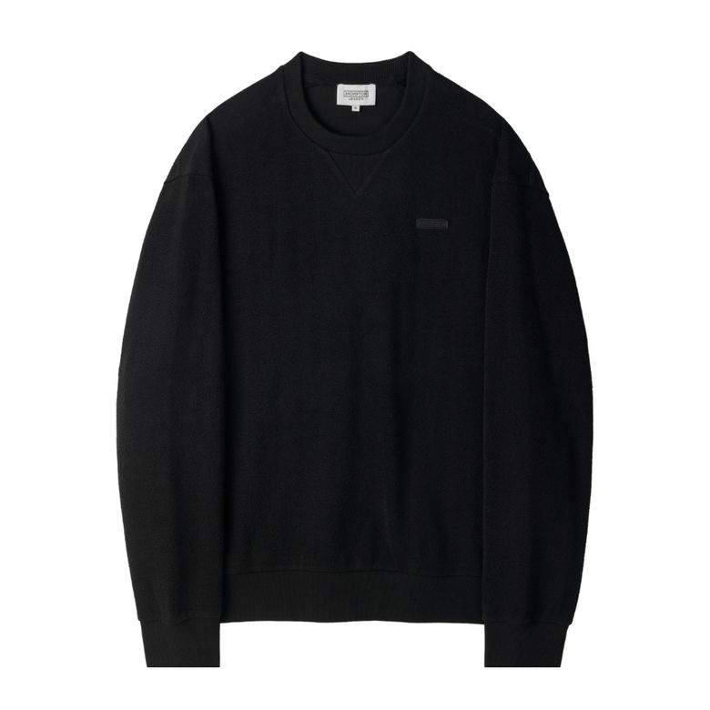 HERRINGBONE SWEATSHIRT - BLACK (P254USW480)