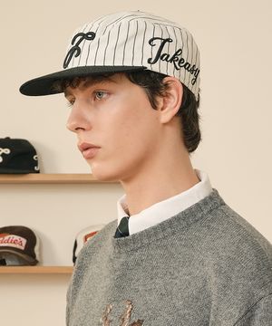 스트라이프 필박스 볼캡 (블랙스트라이프)