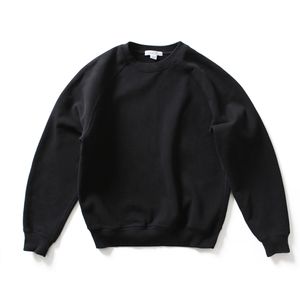 스톤 워시드 스웻셔츠 - 블랙