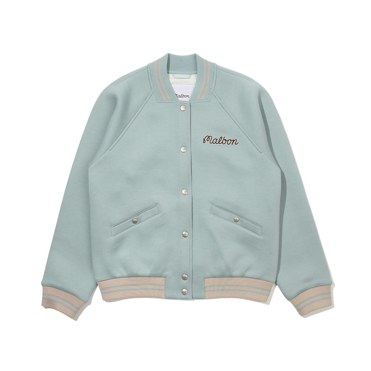 말본 골프(MALBON GOLF) 여성 도브 그래픽 에어리 자켓 DARK MINT (WOMAN)