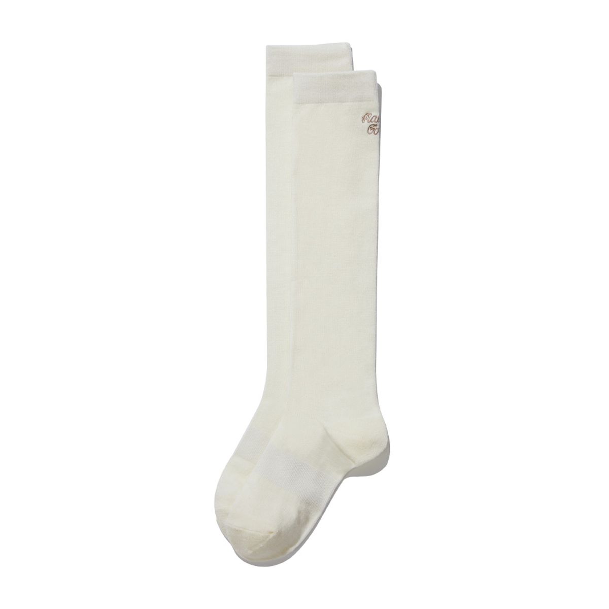 말본 골프(MALBON GOLF) 말본 여성 소프트 울 니삭스 IVORY (WOMAN)