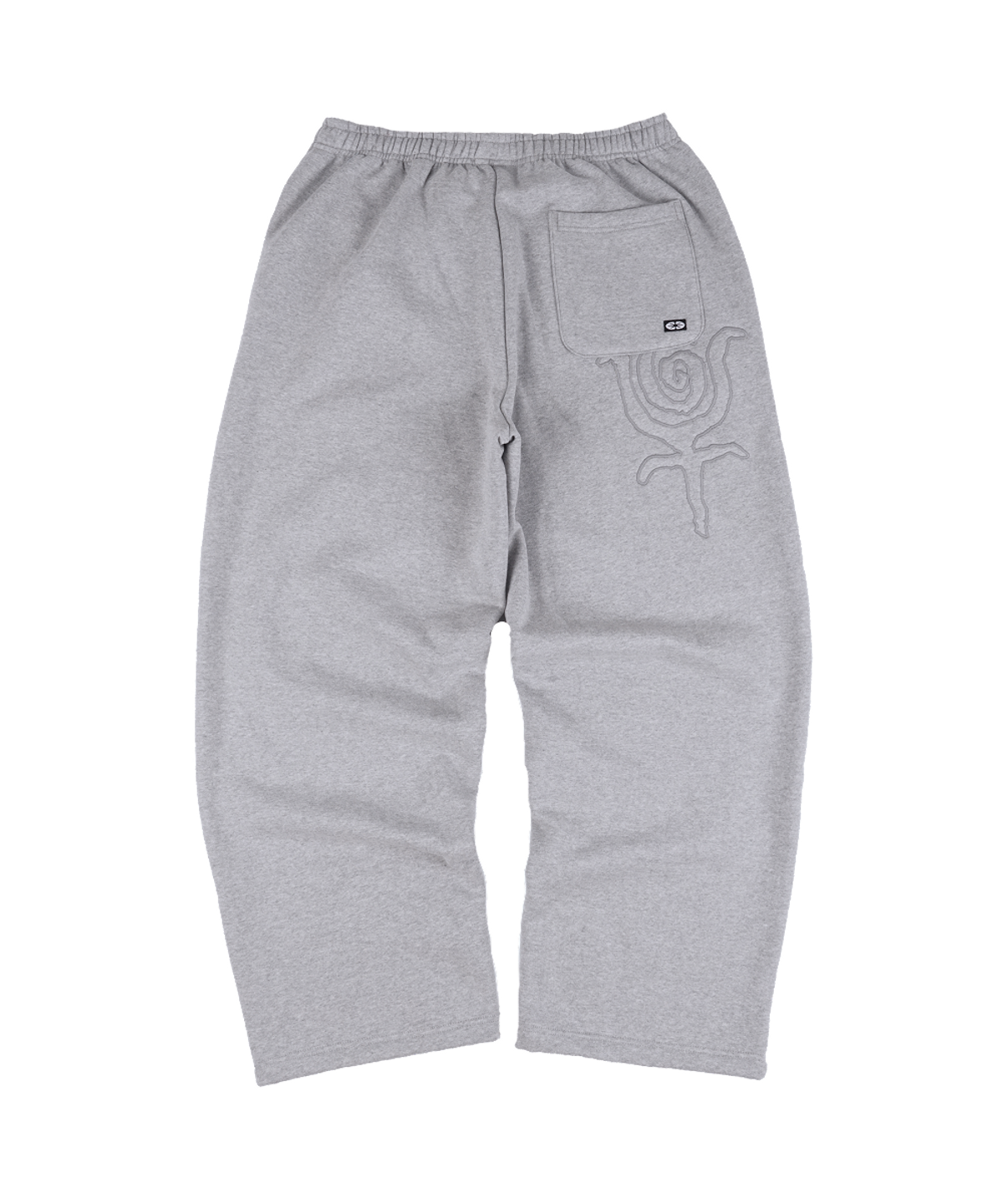 이알티알(ERTR) Emanate Logo Jogger Pants Melange Grey