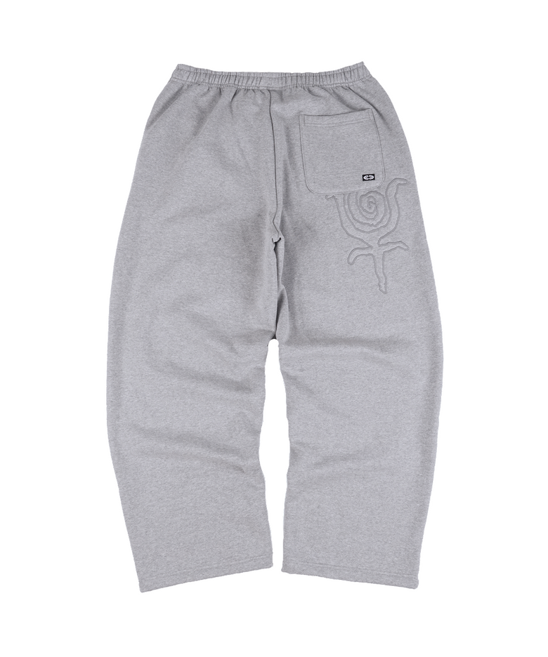Emanate Logo Jogger Pants Melange Grey