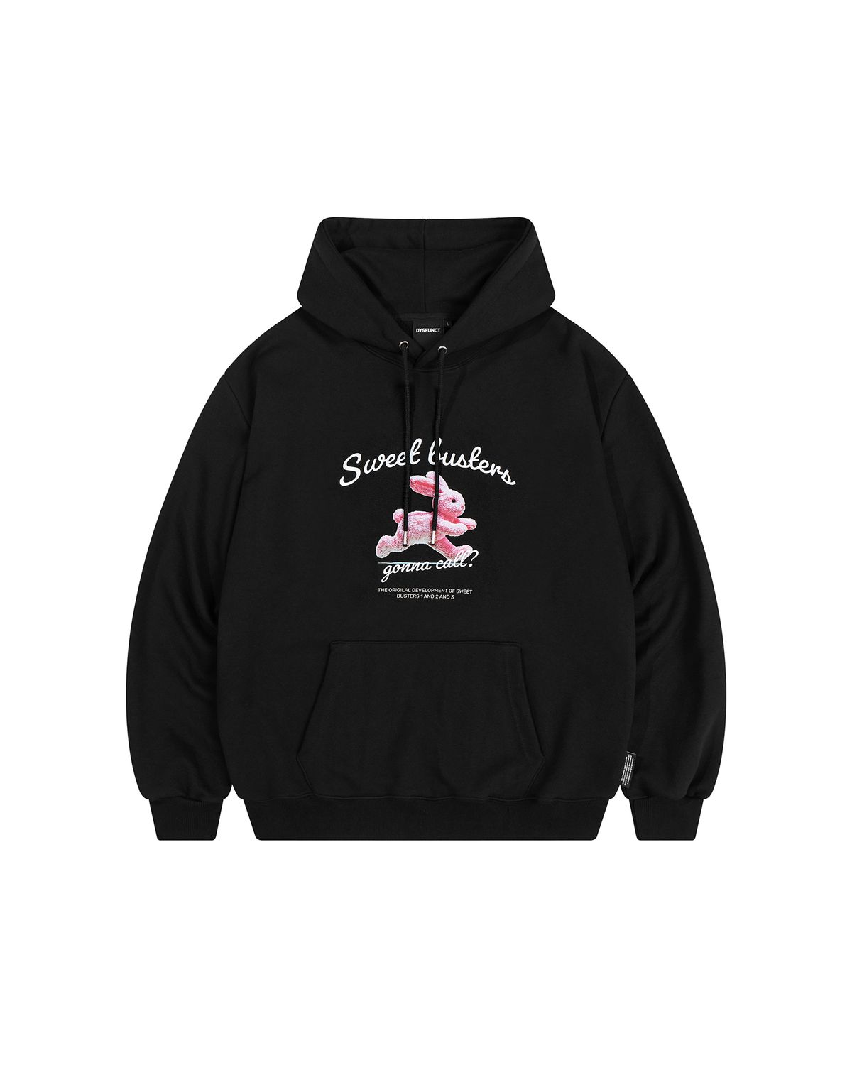 디스펑트(DYSFUNCT) SWEET BUSTER RABBIT HOODIE (BLACK)