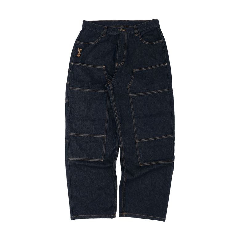 Gemini Emanate Logo Double Knee Pants Indigo