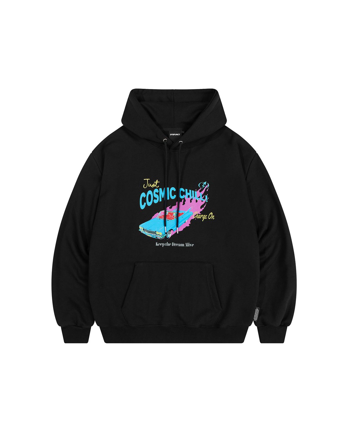 디스펑트(DYSFUNCT) COSMIC CHILL HOODIE (BLACK)