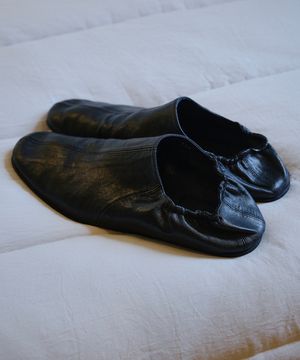 LOOSED FLAT SHOES (BLACK)
