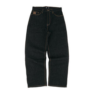Essential Relaxed Denim Pants (Dark Indigo)