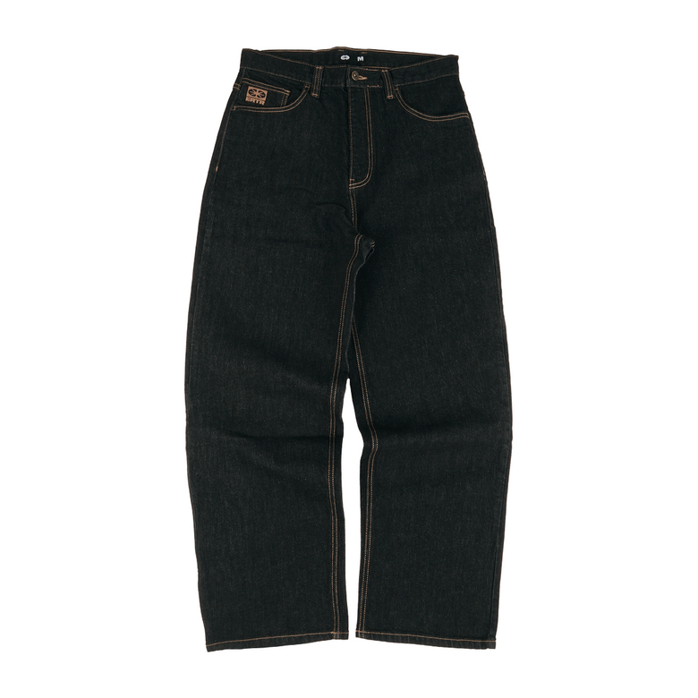 Essential Relaxed Denim Pants (Dark Indigo)