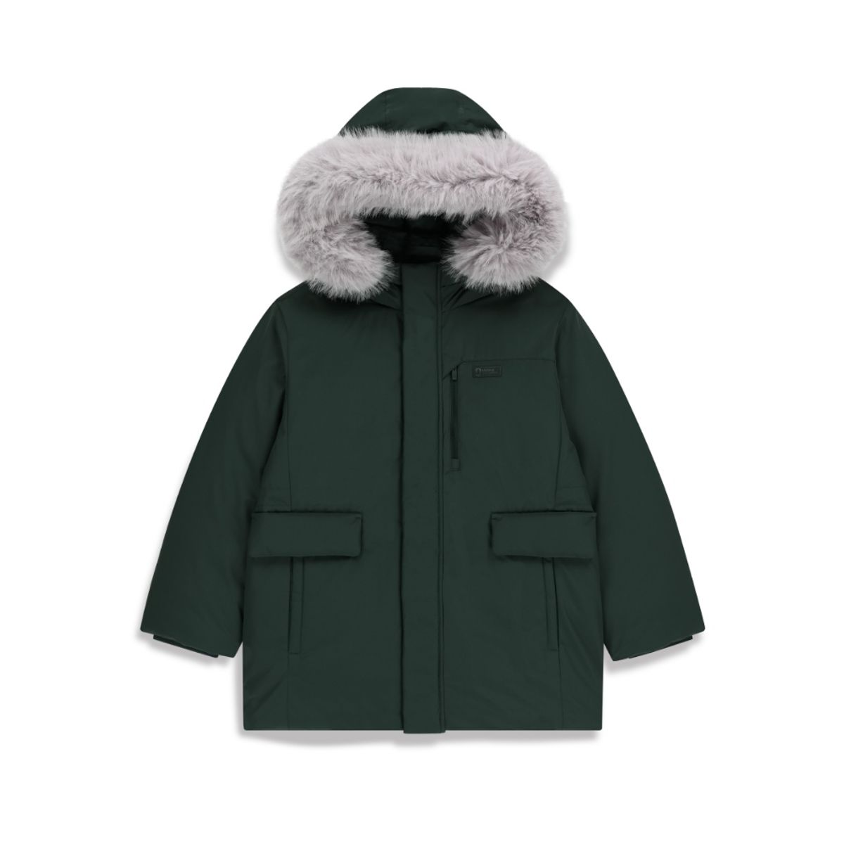 내셔널지오그래픽 키즈(NATIONAL GEOGRAPHIC KIDS) K254UDW950 벨루가 미드 덕 다운 점퍼 D/GREEN
