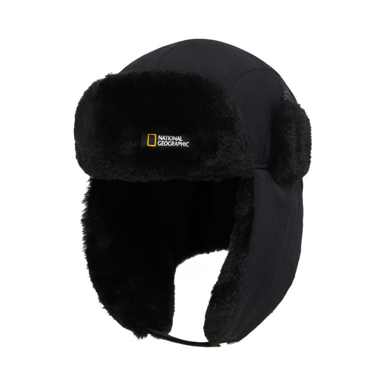 K254KHA080 귀달이 퍼 고소모 BLACK