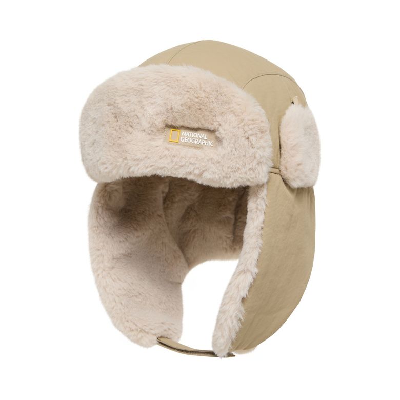 K254KHA080 귀달이 퍼 고소모 BEIGE