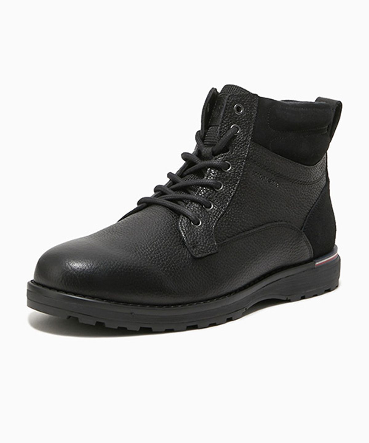 타미힐피거(TOMMY HILFIGER) 에섹스 레더 레이스업 부츠-블랙(T52F7ASB410MT1BDS)