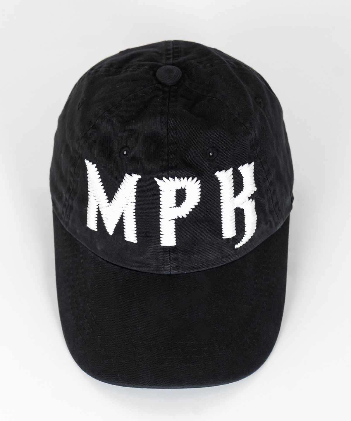 매드핑크(MADPINK) MP ZIGZAG EMBROIDERED BALL CAP BLACK