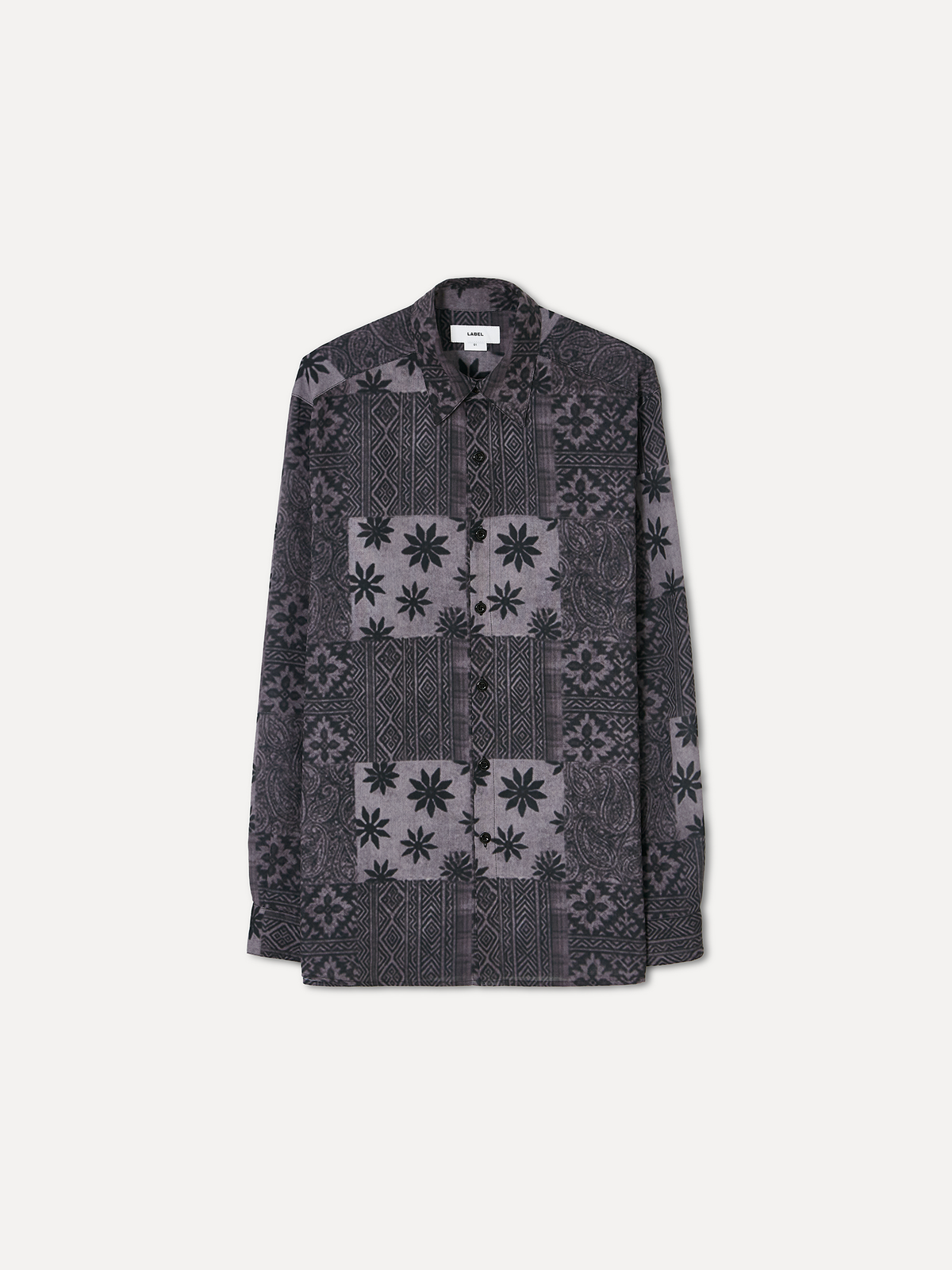 라벨아카이브(LABELARCHIVE) Renly softfall loose-fit shirt tapestry