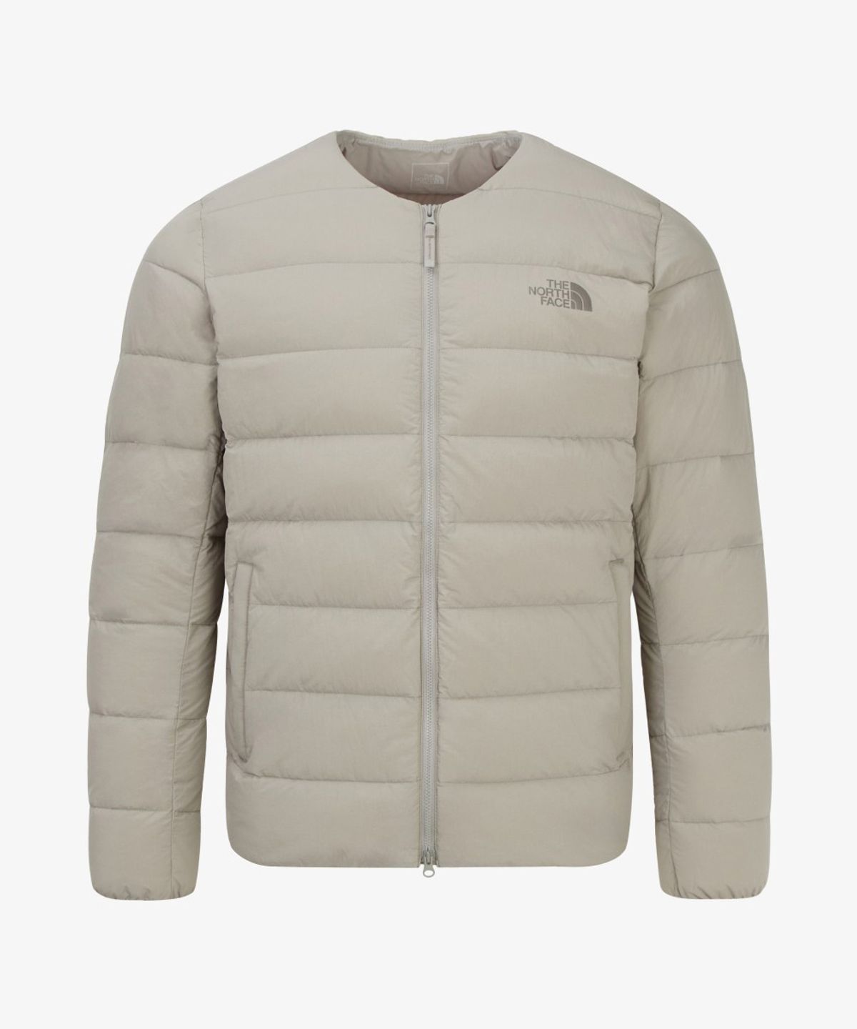 노스페이스(THE NORTH FACE) NJ1DR54C 남성 포플러 다운 가디건 GRAYISH_BEIGE