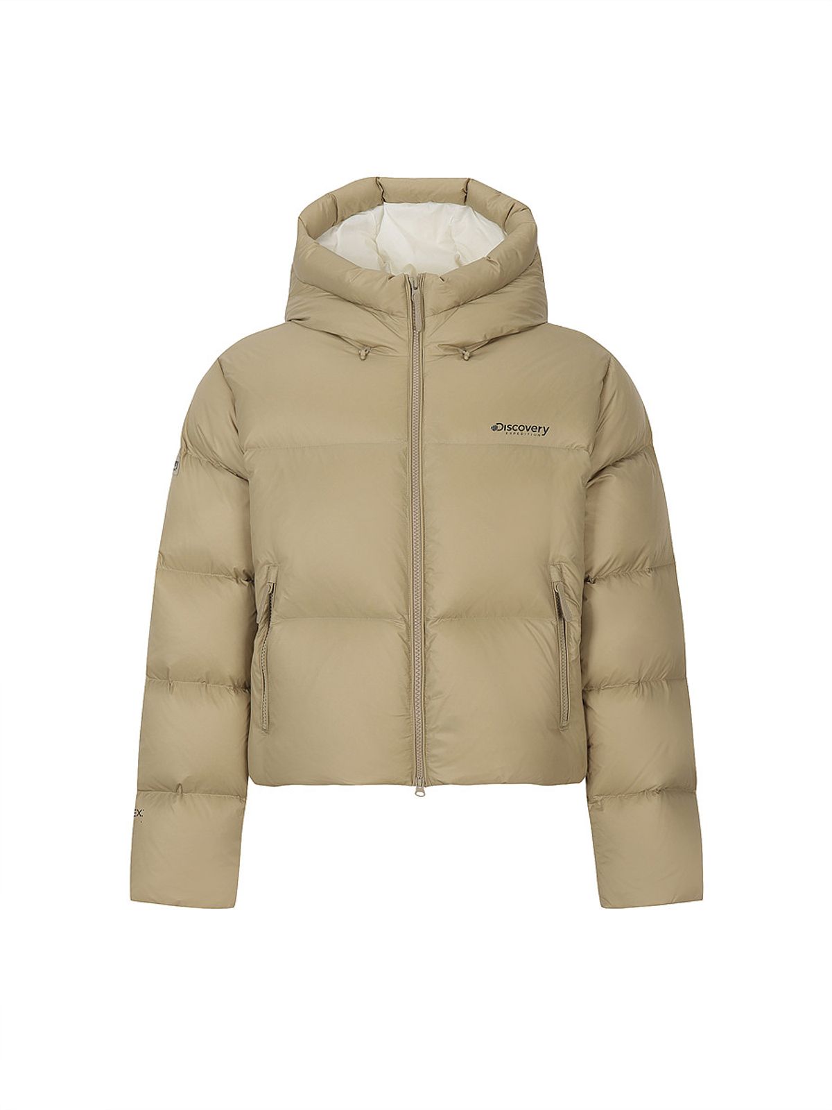 디스커버리 익스페디션(DISCOVERY EXPEDITION) 여성 올튼 다운 숏패딩 (L/BEIGE)
