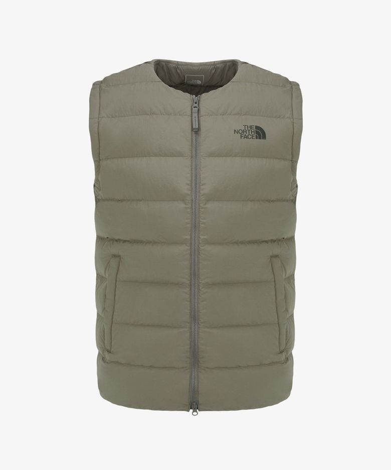 NV1DR54B 남성 포플러 다운 베스트 (RDS) GRAYISH_KHAKI