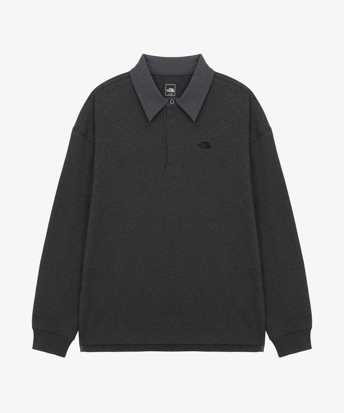 노스페이스(THE NORTH FACE) NT7QR68B 남성 오르사 긴팔 폴로 DARK_GRAY