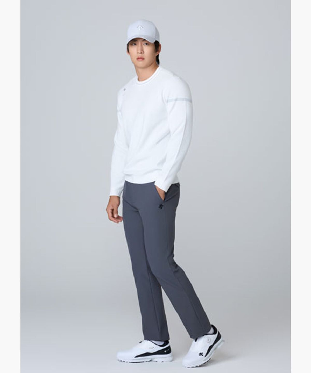 데상트 골프(DESCENTE GOLF) 남성 슬림핏 기모 팬츠  DQ42MFPTO3