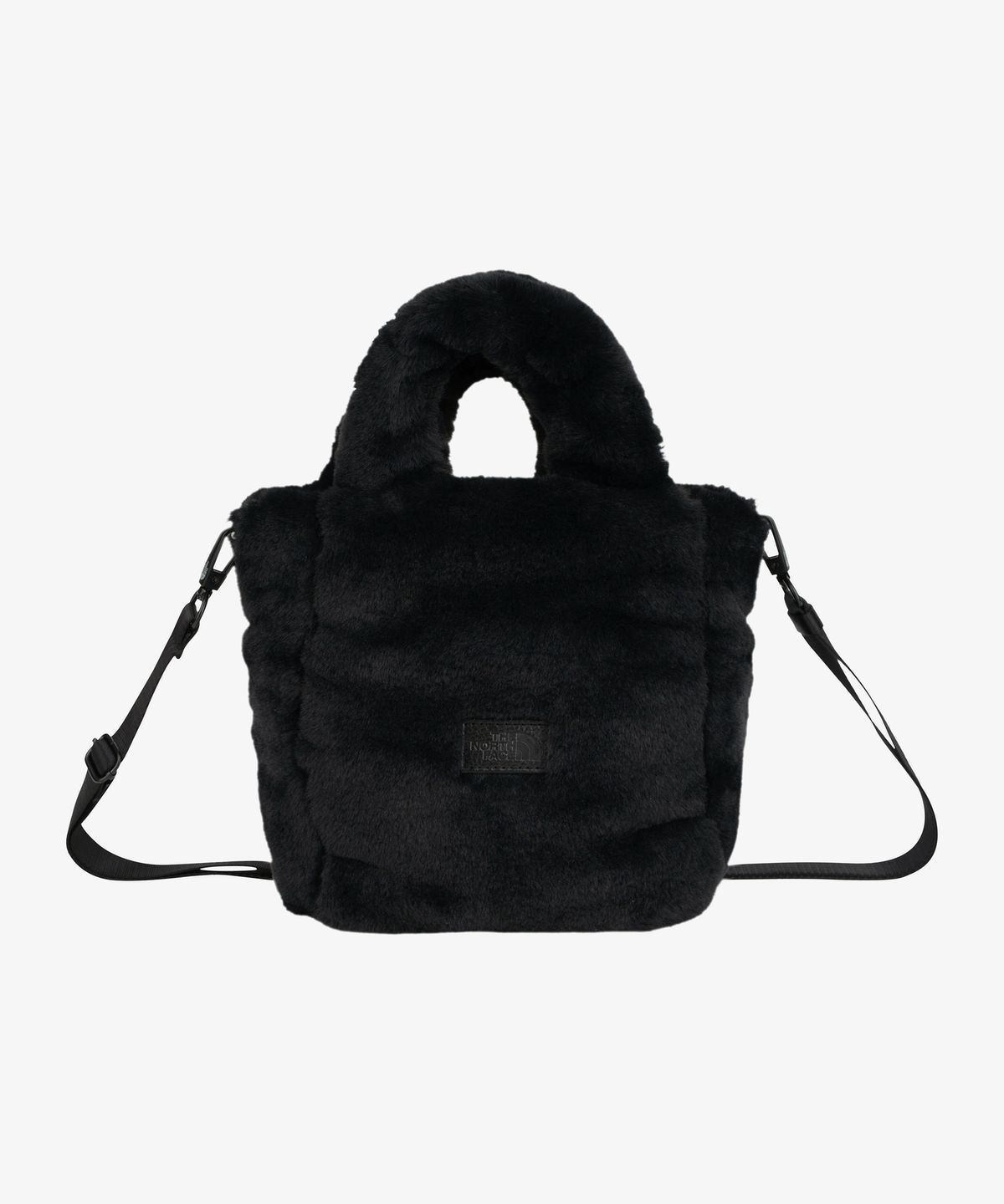 노스페이스(THE NORTH FACE) NN2PR69J 화이트라벨 플럼피 토트백 미니_퍼 REAL BLACK