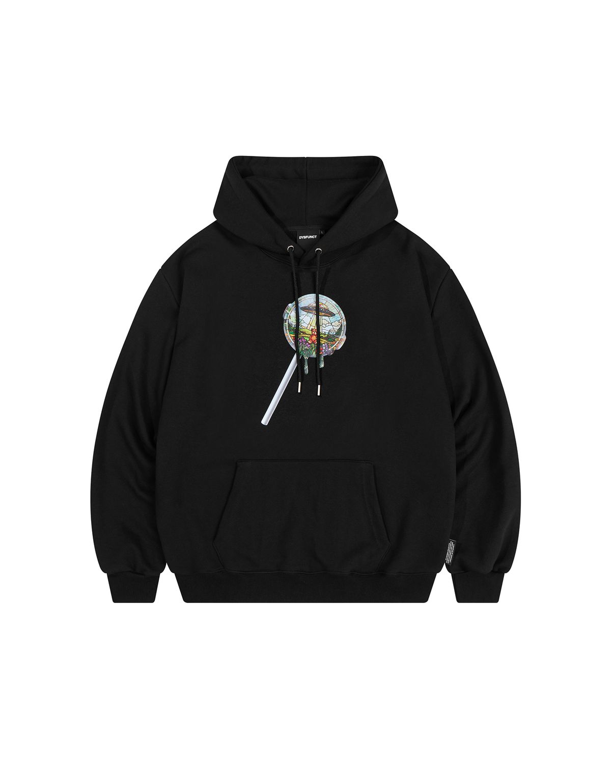 디스펑트(DYSFUNCT) PEACEFUL KIDNAP CANDY HOODIE (BLACK)