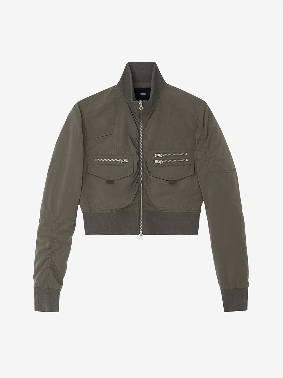 리게(RIGHE) SHIRRING JACKET KHAKI
