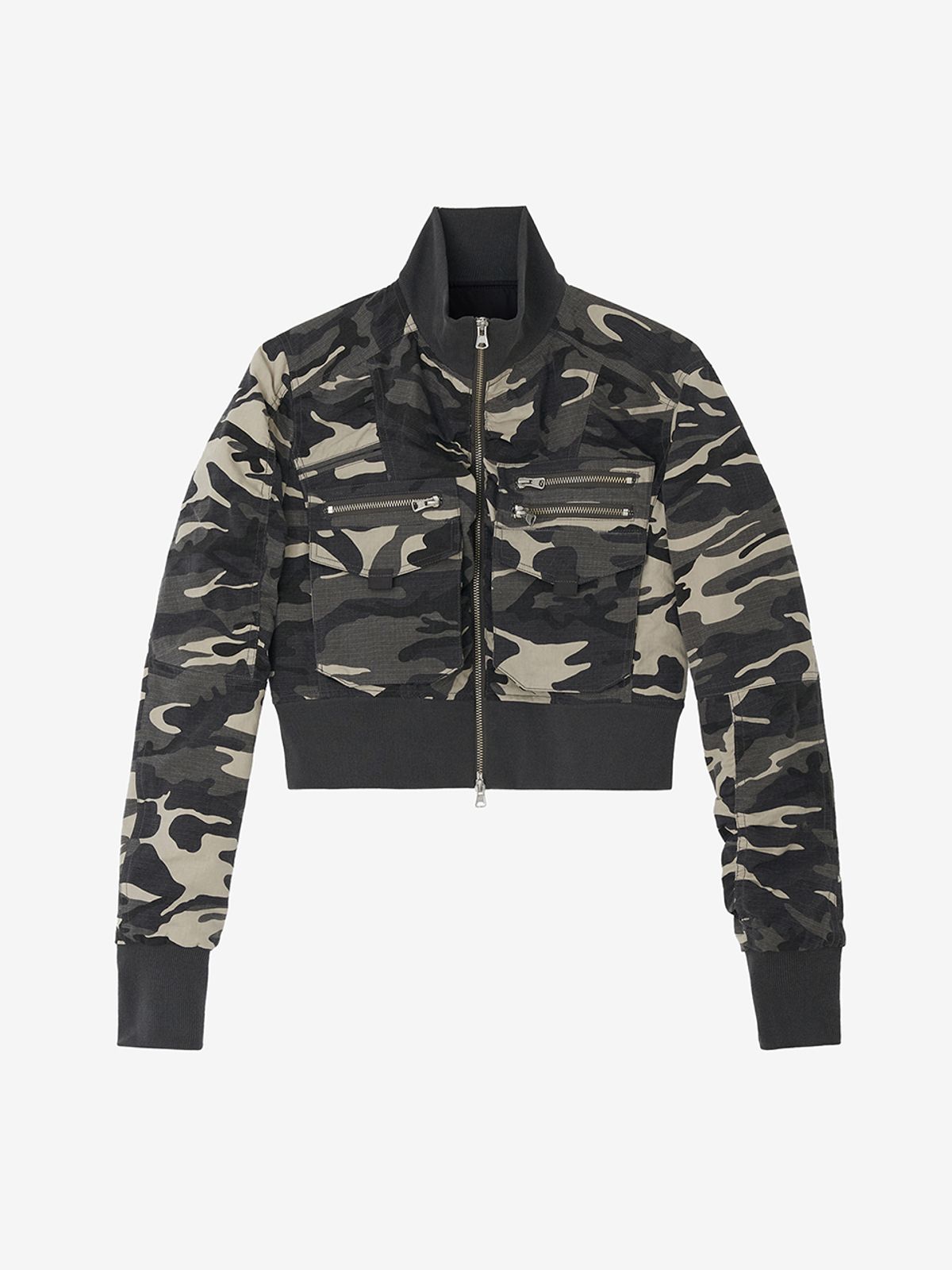 리게(RIGHE) SHIRRING JACKET CAMO